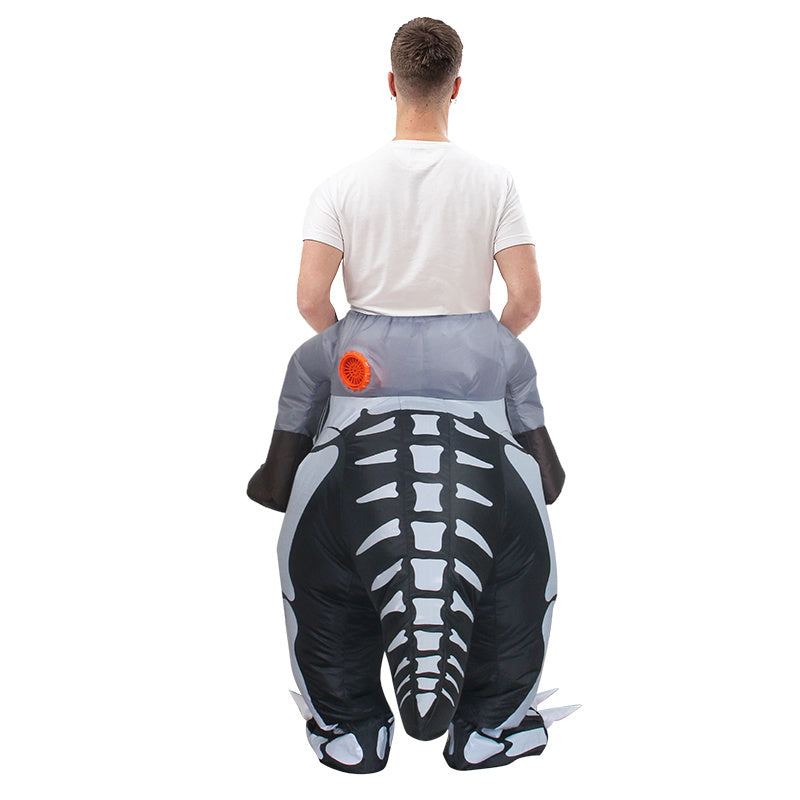 Halloween Zombie Ribs Inflatable Costume Tyrannosaurus Rex