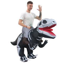 Halloween Zombie Ribs Inflatable Costume Tyrannosaurus Rex