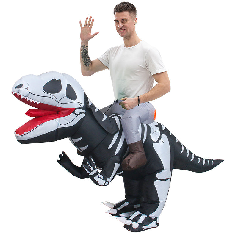 Halloween Zombie Ribs Inflatable Costume Tyrannosaurus Rex
