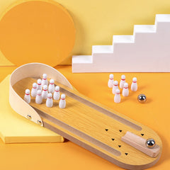 Mini Bowling Table Game for Family Fun
