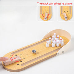 Mini Bowling Table Game for Family Fun