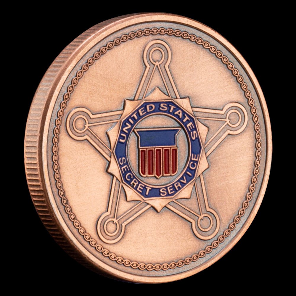 US Secret Service Military Coin Bronze Plated Challenge Coin Gift