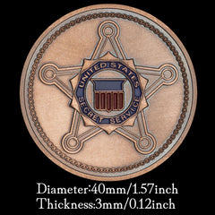 US Secret Service Military Coin Bronze Plated Challenge Coin Gift