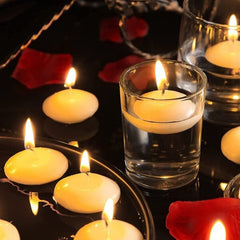 Floating Candles 6/12pcs Romantic Candle Light Dinner Hotel Wedding Birthday