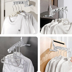Portable Clothes Drying Rack for Travel - Multifunctional Five Hole Design