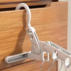 Portable Clothes Drying Rack for Travel - Multifunctional Five Hole Design