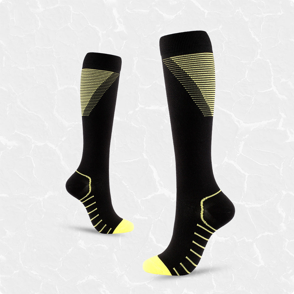 Compression Thigh Socks for Men Women Colourful Pattern