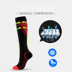 Compression Thigh Socks for Men Women Colourful Pattern