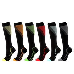 Compression Thigh Socks for Men Women Colourful Pattern