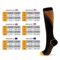Compression Thigh Socks for Men Women Colourful Pattern
