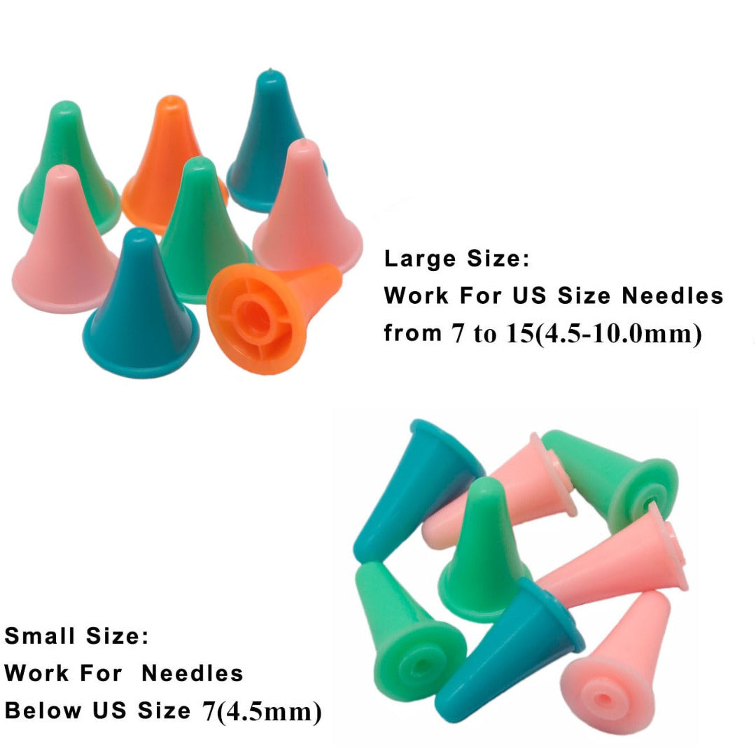 16pcs Knitting Needle Point Protectors for Beginners Craft