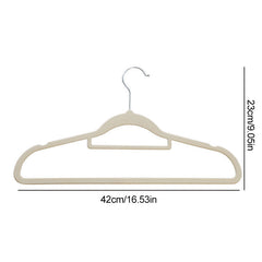 10-Set Slim Stackable Non-Slip Suit Hanger Space Saving Heavy Duty Adult Hanger