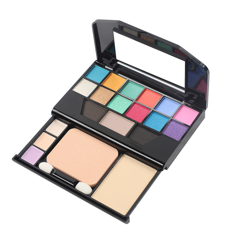 19 Colors Makeup Palette Set Eyeshadow Contouring Concealing Setting Powder