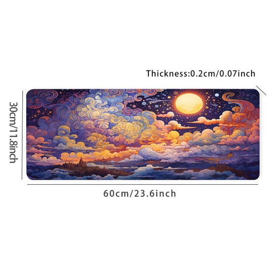 Dreamy Cloud Desk Mat Large Gaming Mouse Pad E Sports Office Keyboard Pad