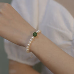 Pearl Bracelet Transfer Beads Female All-match Bangle