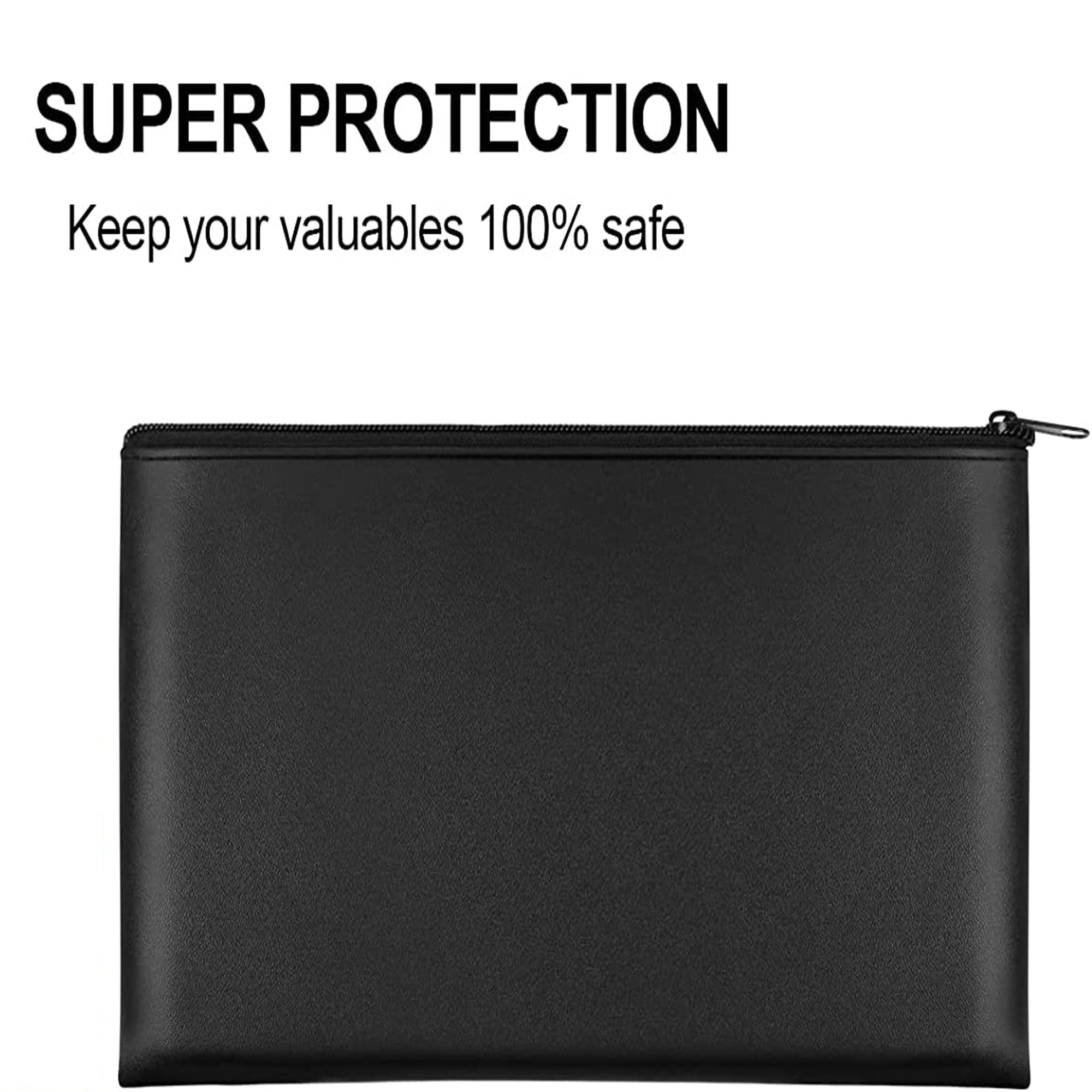 Money Bags With Zipper 27 94x15 49 Cm Money Pouch Bank Bag Cash Bag PU Check Wal