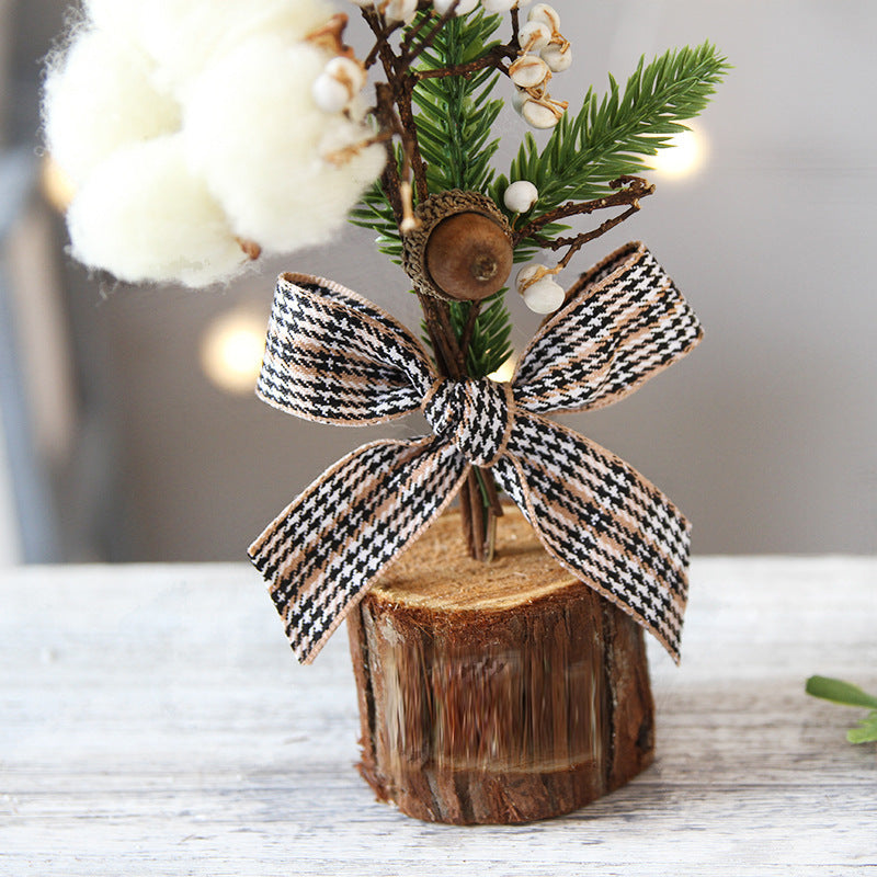 9 84inch Christmas Decorations For Desktop Display Window Mini Christmas Tree