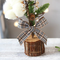 9 84inch Christmas Decorations For Desktop Display Window Mini Christmas Tree