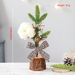 9 84inch Christmas Decorations For Desktop Display Window Mini Christmas Tree