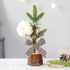 9 84inch Christmas Decorations For Desktop Display Window Mini Christmas Tree