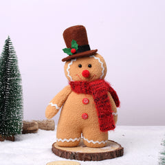 12in Christmas Gingerbread Man Plush Toy Stuffed Soft Gift