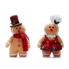 12in Christmas Gingerbread Man Plush Toy Stuffed Soft Gift