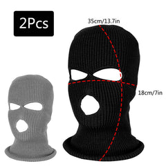Knitted Balaclava Hat for Men Women Winter Outdoor Skiing Sports Hood Mask