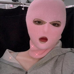 Knitted Balaclava Hat for Men Women Winter Outdoor Skiing Sports Hood Mask