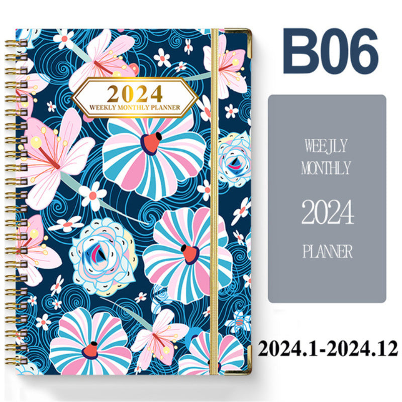 A5 Calendar Planner Notebook Weekly Monthly Agenda Organizer