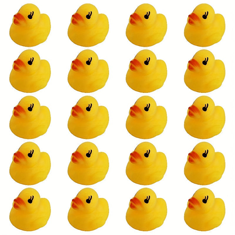 50 Mini Rubber Ducks Bath Toys For Baby Shower Birthday Party