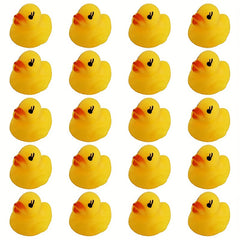 50 Mini Rubber Ducks Bath Toys For Baby Shower Birthday Party