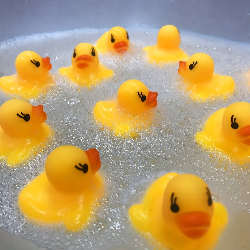 50 Mini Rubber Ducks Bath Toys For Baby Shower Birthday Party
