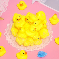 50 Mini Rubber Ducks Bath Toys For Baby Shower Birthday Party