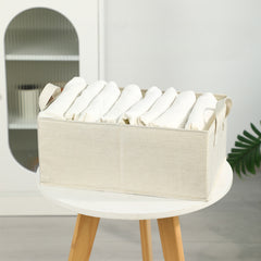 Bamboo Cotton Steel Storage Box Water Resistant Laundry Cabinet