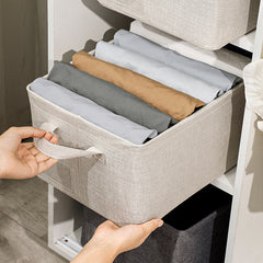 Bamboo Cotton Steel Storage Box Water Resistant Laundry Cabinet