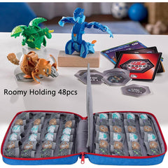 Toy Storage Case for 48 Figures, Carrying Bag for Toys