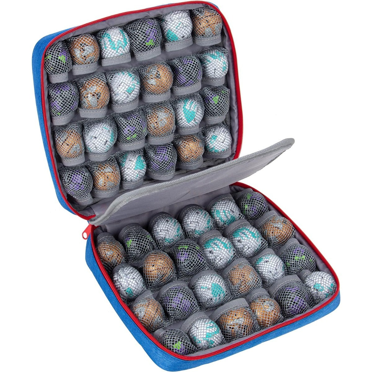 Toy Storage Case for 48 Figures, Carrying Bag for Toys