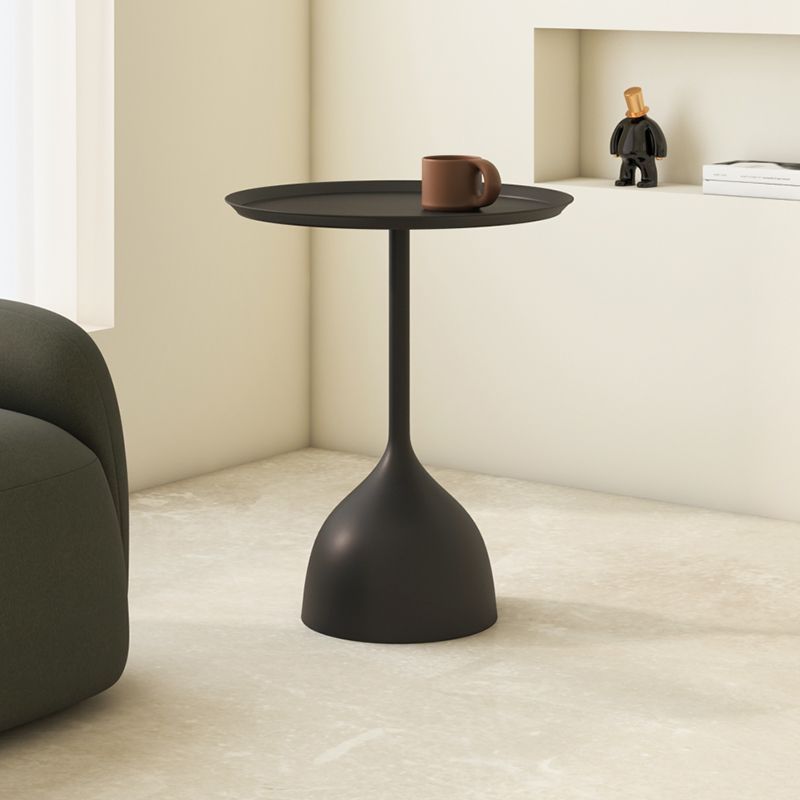 Nordic Side Table Iron Small Tea Table Home Sofa Living Room Floor Tray Cabinet