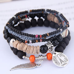 5pcs Tribal Bohemian Ethnic Style Women's Bracelets For Holiday Parties