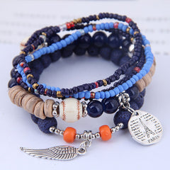 5pcs Tribal Bohemian Ethnic Style Women's Bracelets For Holiday Parties