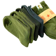 10 Pairs Men's Casual Anti odour Sweat Absorbing Cotton Mid calf Socks