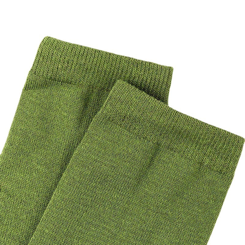 10 Pairs Men's Casual Anti odour Sweat Absorbing Cotton Mid calf Socks