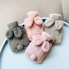 1000ml Plush Rabbit Hot Water Bag PVC Hand Warmer