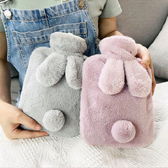 1000ml Plush Rabbit Hot Water Bag PVC Hand Warmer