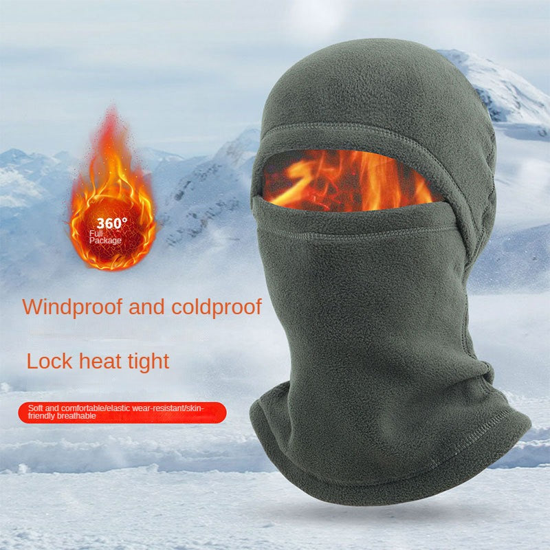 Windproof Outdoor Riding Hat with Neck Gaiter