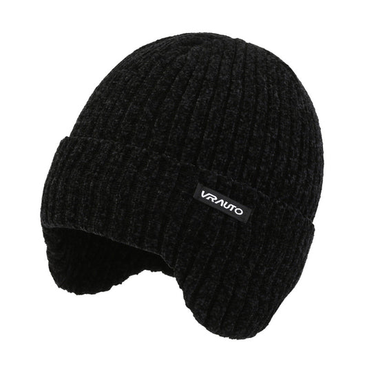Winter Thick Velvet Ear Protection Knitted Hat