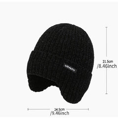 Winter Thick Velvet Ear Protection Knitted Hat