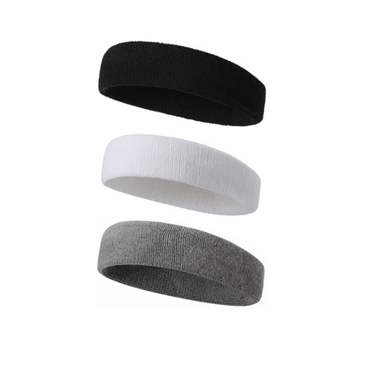3PCS Outdoor Sweatbands For Men & Women, Moisture Wicking, Sports Headband