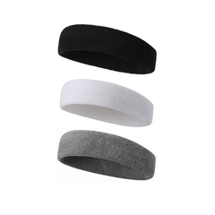 3PCS Outdoor Sweatbands For Men & Women, Moisture Wicking, Sports Headband
