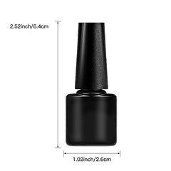 8 Colors Gel Nail Polish Set - Orange Red Yellow Macaroon Glitter
